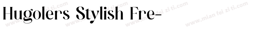Hugolers Stylish Fre字体转换